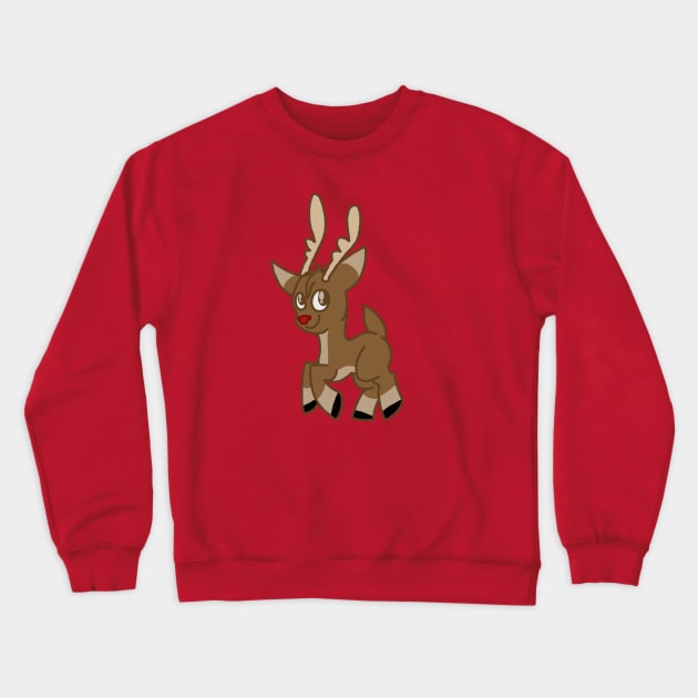 rudolph Crewneck Sweatshirt by LemonDirt